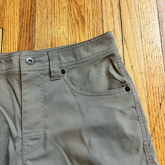 Prana Brion II Shorts Mens 28 Outdoor Hiking Tan Performance - Picture 2 of 11